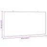 Magnetic Whiteboard 60x30 cm - Aluminium Frame | HipoMarket