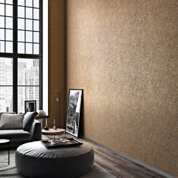 Noordwand Vintage Deluxe Brown Stucco Look Wallpaper