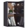 8 Piece High Gloss Grey TV Cabinet Set - Stylish & Practical