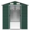 Garden Shed Green 191x555 cm - Durable Galvanised Steel