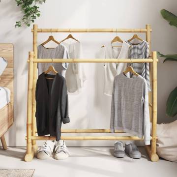 Bamboo Clothes Rack 100x30x100 cm - Stylish & Durable