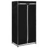 Stylish Black Wardrobe 75x50x160 cm - Durable and Practical