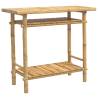 Bamboo Console Table 90x37x75 cm - Stylish & Practical