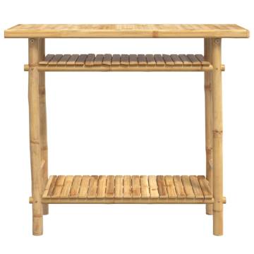 Bamboo Console Table 90x37x75 cm - Stylish & Practical