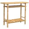 Bamboo Console Table 90x37x75 cm - Stylish & Practical