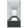 Aviary with Extension - Galvanised Steel 1250.5x107x212cm