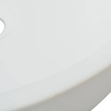 Round Ceramic Wash Basin 42x12 cm - Elegant & Stylish