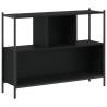 Stylish Black Bookcase - 102x28x77.5 cm Engineered Wood