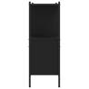 Stylish Black Bookcase - 102x28x77.5 cm Engineered Wood