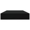 Bookshelf Boards 4 pcs Black - Engineered Wood Storage Solution