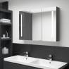 LED Bathroom Mirror Cabinet 89x14x62 cm Shining Grey Colour shining grey Size 89 x 14 x 62 cm Quantity in Package 1 