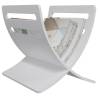 Wooden Magazine Rack - Floor Standing White | HipoMarket