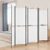 6-Panel Room Divider White 300x200 cm Fabric Colour white Size 300 x 200 cm Number of 1 Number_of_Panels 6 