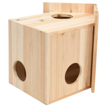 Squirrel House Solid Firwood | Cozy & Safe for Squirrels