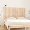 Wall Headboard 185x3x110 cm Solid Wood Pine Colour natural Size 185 x 110 cm Quantity in Package 1 