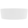 Luxury Matt White Ceramic Wash Basin 36x13 cm | Hipo Market