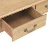 Stylish Brown Wooden Coffee Table with Ample Storage