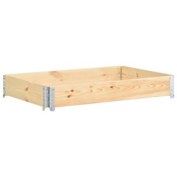 Pallet Collar 100x150 cm | Solid Pine Wood Storage Solution