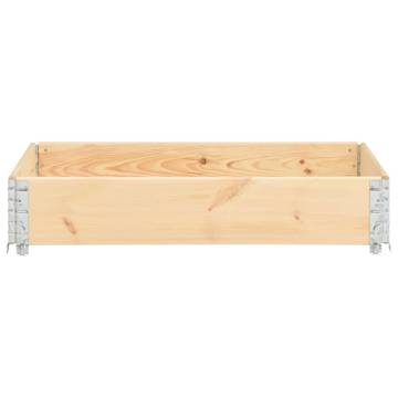 Pallet Collar 100x150 cm | Solid Pine Wood Storage Solution