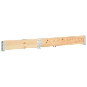 Pallet Collar 100x150 cm | Solid Pine Wood Storage Solution