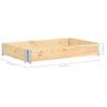 Pallet Collar 100x150 cm | Solid Pine Wood Storage Solution