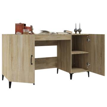 Desk Sonoma Oak 140x50x75 cm - Stylish & Durable Design