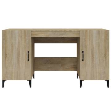 Desk Sonoma Oak 140x50x75 cm - Stylish & Durable Design