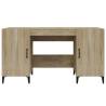 Desk Sonoma Oak 140x50x75 cm - Stylish & Durable Design