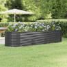 Garden Raised Bed Powder-coated Steel 322x100x68 cm Anthracite Colour anthracite Size 322 x 100 x 68 cm Quantity in Package 1 