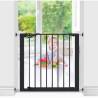 Noma Safety Gate Easy Pressure Fit 75-82 cm - Black Metal