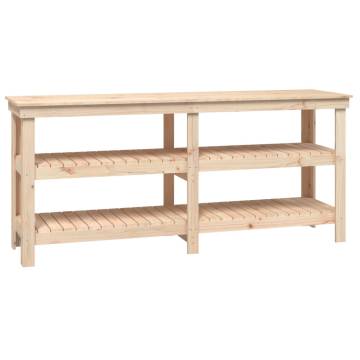 Solid Wood Pine Work Bench - 181x50x80 cm | HiPo Market