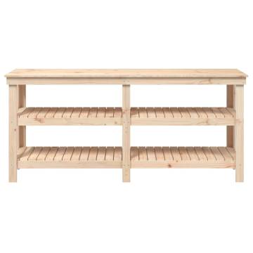 Solid Wood Pine Work Bench - 181x50x80 cm | HiPo Market