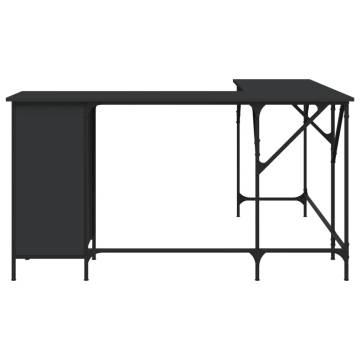 Modern Black Desk 141x141 cm - Stylish & Practical Design