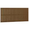 Wall Headboard Honey Brown - Solid Wood Pine | HipoMarket