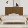 Wall Headboard Honey Brown - Solid Wood Pine | HipoMarket