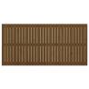 Wall Headboard Honey Brown - Solid Wood Pine | HipoMarket