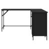 Modern Black Desk 141x141 cm - Stylish & Practical Design