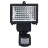 Garden Solar Powered LED Spotlight with Sensor - Black