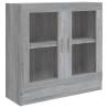 Vitrine Cabinet Grey Sonoma - Stylish Storage Solution