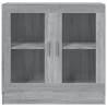 Vitrine Cabinet Grey Sonoma - Stylish Storage Solution