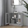 Vitrine Cabinet Grey Sonoma - Stylish Storage Solution