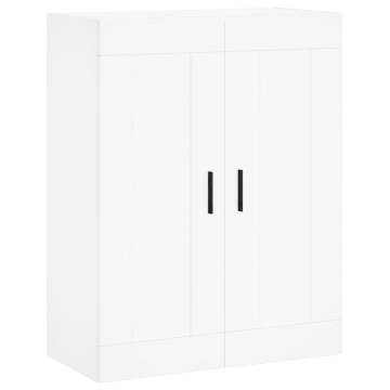 Stylish Highboard White 69.5x34x180 cm - Durable Storage Solution