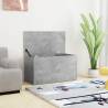 Storage Chest Concrete Grey 84x42x46 cm Engineered Wood Colour concrete grey Size 84 x 42 x 46 cm Quantity in Package 1 