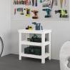 Work Bench White 78.5x50x80 cm Solid Wood Pine Colour white Size 78.5 x 50 x 80 cm Quantity in Package 1 