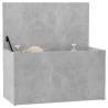 Storage Chest Concrete Grey 84x42x46 cm - Stylish Organization