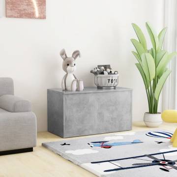 Storage Chest Concrete Grey 84x42x46 cm - Stylish Organization