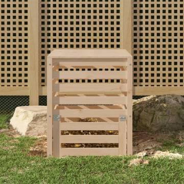 Solid Wood Pine Composter - 63.5x63.5x77.5 cm | HipoMarket