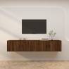 Wall-mounted TV Cabinets 2 pcs Brown Oak 100x34.5x40 cm Colour brown oak Quantity in Package 2 Width 100 cm 