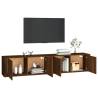 Wall-mounted TV Cabinets 2 pcs Brown Oak - Stylish & Practical