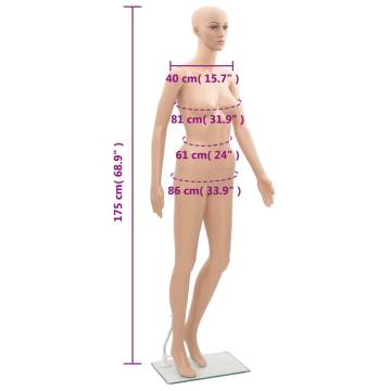 Mannequin Women A - Eco-friendly & Adjustable Display Model